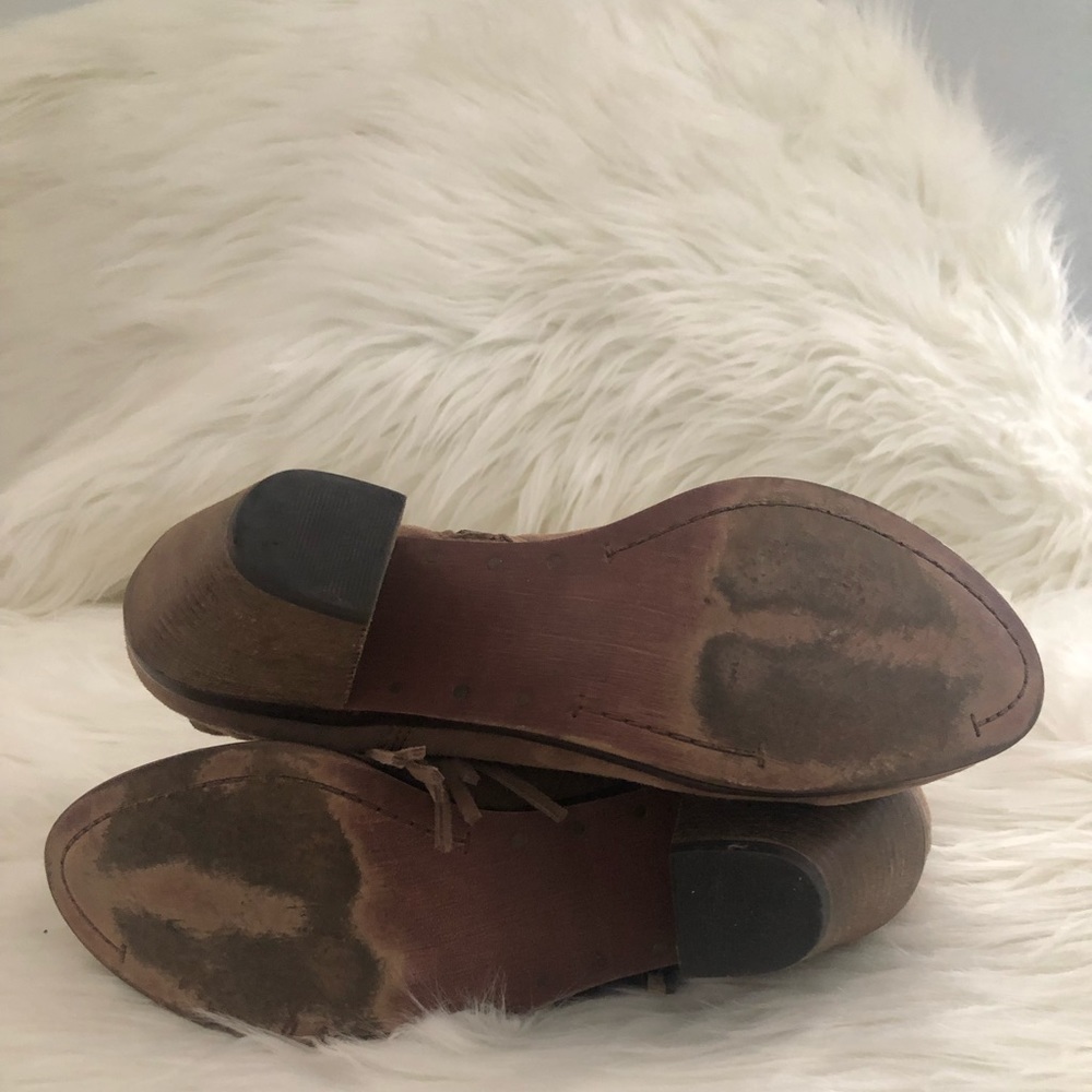 Sam Edelman Suede Fringed Booties - Picture 8 of 9